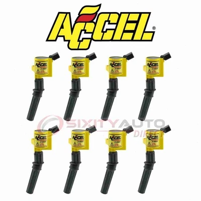 8 pc ACCEL Direct Ignition Coil for 1991-2011 Lincoln Town Car - Spark Wire cf - Image 1 of 4
