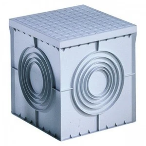 Gewiss DX59401 Kunststoff m. Deckel 200x200x200 grau Erdeinbaukasten - Bild 1 von 1