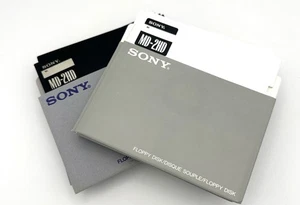 Sony MD-2D 5.25" (130mm) Floppy Disk Box of 20 Blank (Black & White) - Picture 1 of 2