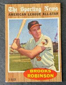 1962 TOPPS BASEBALL = #468 BROOKS ROBINSON = THE SPORTS NEWS - Bild 1 von 4