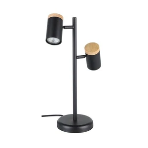 Eglo 205832A Chatterton 2 Light 18" Tall Spotlight Table Lamp - Structured Black - Picture 1 of 2