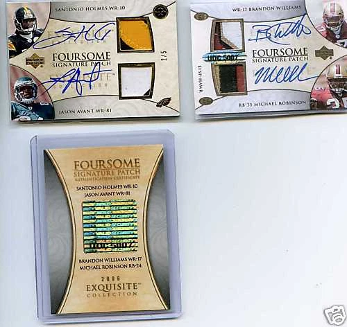 2006 EXQUISITE FOURSOME SIGNATURE AUTOGRAPH PATCH  2/5 - Image 1 of 1
