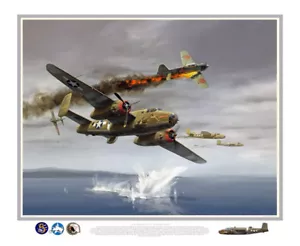"Ordeal of Tondelayo" Jack Fellows B-25 Pacific Print - Picture 1 of 1