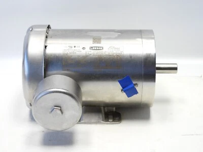 Leeson 122219.00 Electric Motor 1 HP 1760 Rpm 3PH 230/460 145TC CZ145T17WK2B - Image 1 of 4