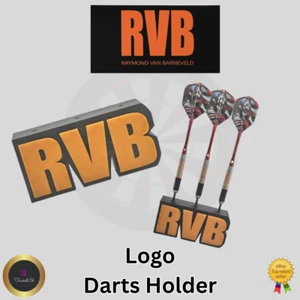 RVB Raymond Van Barneveld Logo Darts Holder/Stand Holds 3 Darts - Picture 1 of 1