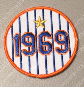 NEW YORK METS 1969 COMMEMORATIVE TIMELINE PATCH - 1ST WORLD SERIES CHAMPIONSHIP - Picture 1 of 1