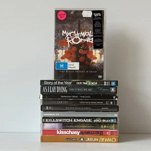 11x Assorted Alternative Rock/Metal Music DVD Bundle My Chemical Romance + More - Picture 1 of 18