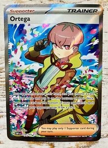 Ortega - 219/197 - Pokemon TCG Obsidian Flame (2023) - NM - Full Art - HOLO - Picture 1 of 2