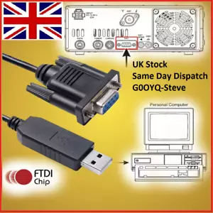 Kabel USB Cat do Yaesu FT- 450 FT 950 FT 991 FT 1000MP FT - 2000 & MRK V - Zdjęcie 1 z 2
