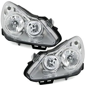 Scheinwerfer Set für Opel Corsa D 06-11 H1 H7 Frontscheinwerfer - Bild 1 von 5