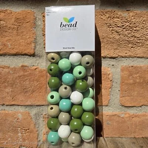 NUEVO EN CAJA Bead Design Co. Mezcla de cuentas de madera - Guirnalda de macramé decorativa artesanal  - Imagen 1 de 1