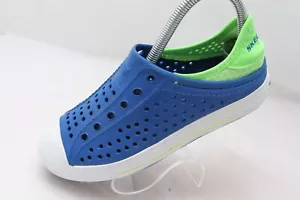 Skechers Foamies Guzman Water Shoes Boys Size 3 Blue Green Slip On Sneaker - Picture 1 of 11