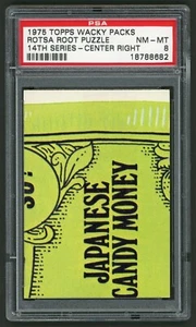 1975 Topps Wacky Packages Rotsa Root Candy Puzzle / Checklist CR 14th PSA 8 - Picture 1 of 4