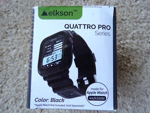 Elkson Quattro Pro Series For Apple Watch 44/45 MM - Black; b1 - Zdjęcie 1 z 7