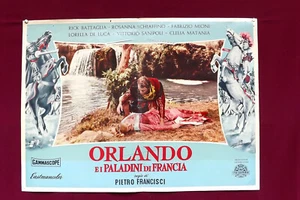 Orlando e i paladini di Francia MANIFESTO FOTOBUSTA POSTER AFFICHE PEPLUM ITALIA - Imagen 1 de 1