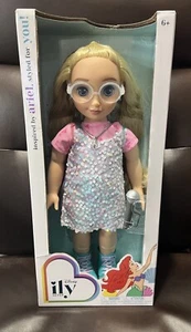 Disney Ily 4ever Arielle inspirierte 18" Puppe mit Glitzer Kleid Mikrofon SELTEN RARITÄT - Bild 1 von 8