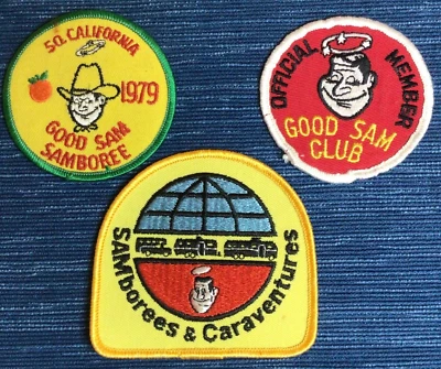 1979 GOOD SAM CLUB Patch Lot State SAMBOREE Rally So. California Cowboy Vtg 908A - Image 1 of 3