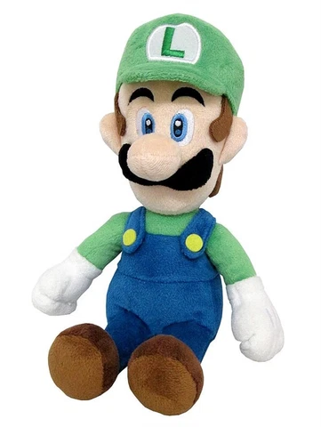 Little Buddy Toys Super Mario All Star Collection Luigi 10" Plush USA Authentic Cover