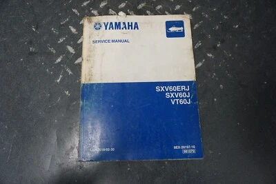 Manual De Servicio OEM Yamaha 2004 Lit-12618-02-30 SXV60ERJ/SXV60J/VT60J - Imagen 1 de 4