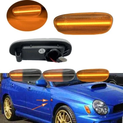 Clear LED Side Marker Signal Light For 93-01 Subaru Impreza GC GM GF #84401FA040 - Image 1 of 4