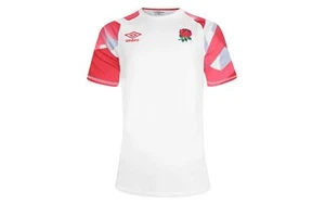 Umbro England RFU Boy's Youth (8-18) Home 7's Replica Rugby Jersey, White - Picture 1 of 6