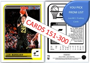 2023-24 Panini NBA Hoops Basketball Base Cards (151-300) - U-Pick From List - Picture 1 of 145