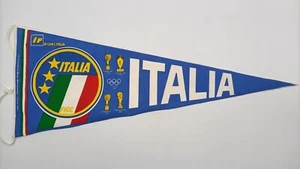 Bandiera Triangolare FIGC ITALIA ITALY Gli Azzurri Anni '90 Vintage - Picture 1 of 1