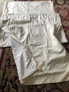 Restoration Hardware Set LINEN-COTTON DRAPERY PANELs 50x108 - Picture 1 of 5