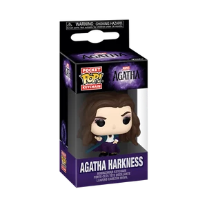 Funko Pop Agath Harkness Agatha All Along Coven Of Chaos Bobblehead Keychain - Picture 1 of 1