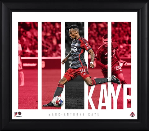 Mark-Anthony Kaye Toronto FC Framed 15'' x 17'' Player Panel Collage Cover