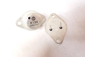 HITACHI 2SK134 K134 ORIGINAL AUDIO TRANSISTOR TO3, X2 TRANSISTORS PER SALE - Picture 1 of 5
