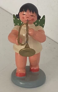 Alter Engel mit Trompete von der Fa. Ellmann Erzgebirge 6460/22 - Picture 1 of 4