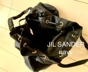 Jil Sander Navy Nylon Tote Black Women Bag Original LTD - Picture 1 of 10