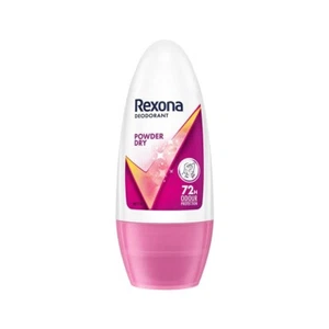 2X Rexona Powder Dry Underarm Roll On Deodorant Women,X50ML FREE FAST SHIPPING - Picture 1 of 9