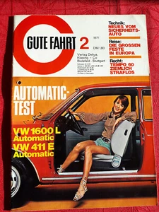 Gute Fahrt 2/1971 2/71 Zeitschrift für Audi VW Porsche - Bild 1 von 1