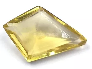 15.75 CT FANCY CUT NATURAL YELLOW CITRINE EGL TRANSPARENT LOOSE GEMSTONE 5JRV - Picture 1 of 8