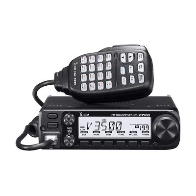 Icom IC-V3500 65W 144MHz FM Mobile Transceiver - Image 1 of 2