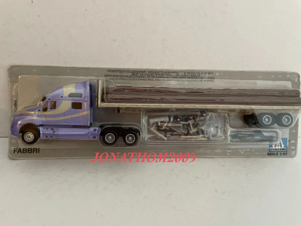 Fabbri Italeri - Kenworth T2000 Semi Rimorchio Porta Legno Al 1/87 ° - Immagine 1 di 1