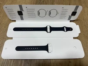Apple Watch Band Sport Band (45mm) Midnight M/L & S/M 42 44 45 49 ULTRA 1 & 2 - Picture 1 of 5