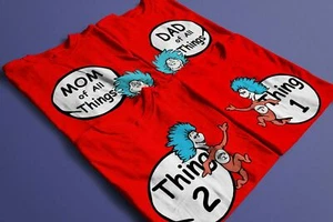 Halloween Christmas costume MOM DAD teacher 1 2 nurse matching family T-Shirts - Picture 1 of 5