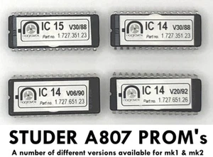 Studer A807 new main controller EPROM chip sets - Picture 1 of 3