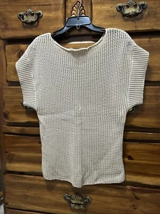 Girls  Short Sleeve Knit Sweater Shirt Size M(3-D) - Picture 1 of 3