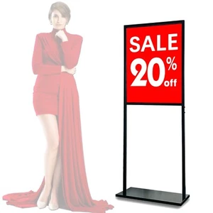 Doppelseitiger Boden 22""x30"" Stehschaumstoffbrett Schildhalter Innendisplay - Bild 1 von 12