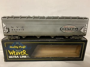 WEATHERED WEAVER 3 RIELES NUEVA YORK CENTRAL 4 BAHÍAS FLUJO CENTRAL ¡COCHE TOLVA CUBIERTO! - Imagen 1 de 6