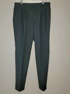 Lauren Ralph Lauren Total Comfort Anzughose anthrazit grau 36WxL32 100% Wolle - Bild 1 von 5