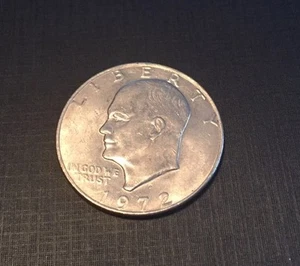 Eisenhower Dollar • 1972D • Average Circulated 1972D Eisenhower Dollar - Picture 1 of 2