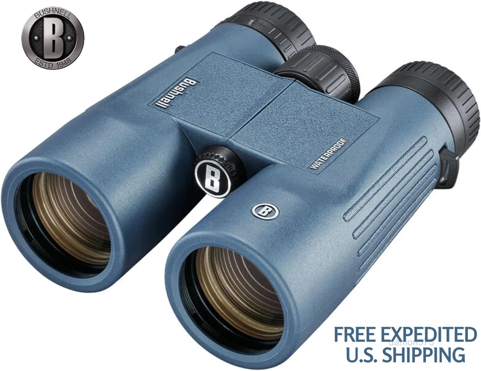 Bushnell H2O Waterproof/Fogproof BaK4 Prism Multi Coat 10x42 ARMORED BINOCULAR  - Image 1 of 4