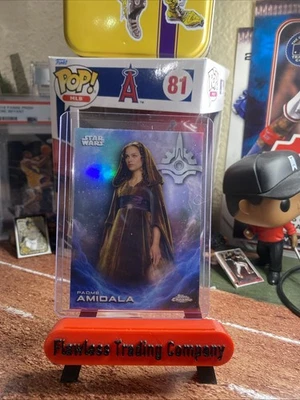 2025 Topps Chrome Star Wars #CE-40 Padme Amidala Refractor Costco Exclusive - Image 1 of 2