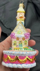 Retired Christopher Radko Ornament  Wedding Cake Chapel 1011443 (1478) - Picture 1 of 17