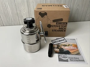 BAD BOX Bellman CX-25S Milk Frother Stovetop Steam Maker Stainless Latte Capp - Picture 1 of 12